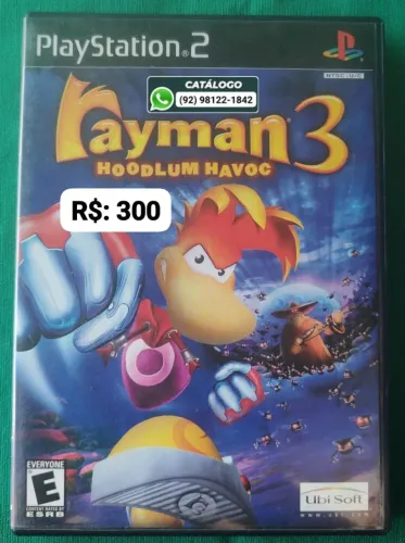 Rayman 3 Hoodlum Havoc = R$: 300