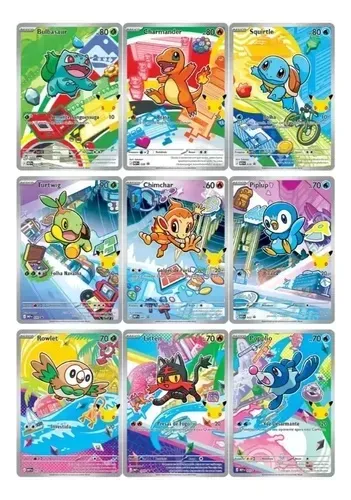 Pokémon Parceiro Inicial Série 1 Set Completo