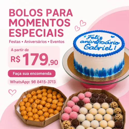 Bolos Personalizados para Festas e Aniversários