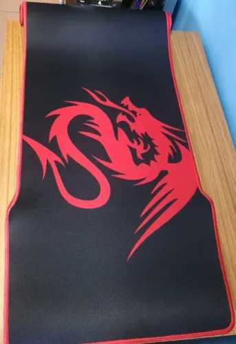 Mosepad 80x30cm Vermelho Gamer