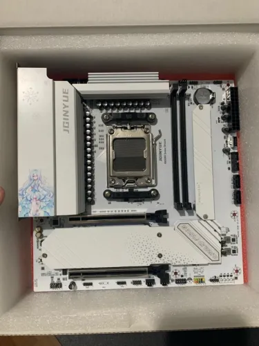 Placa mãe JGINYUE B650M Snow Dream AM5