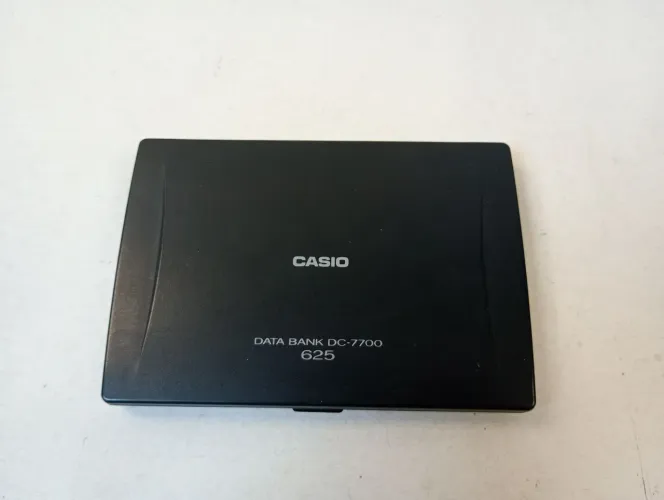 Agenda Eletrônica Casio Data Bank DC-7700 Vintage - Bom Estado