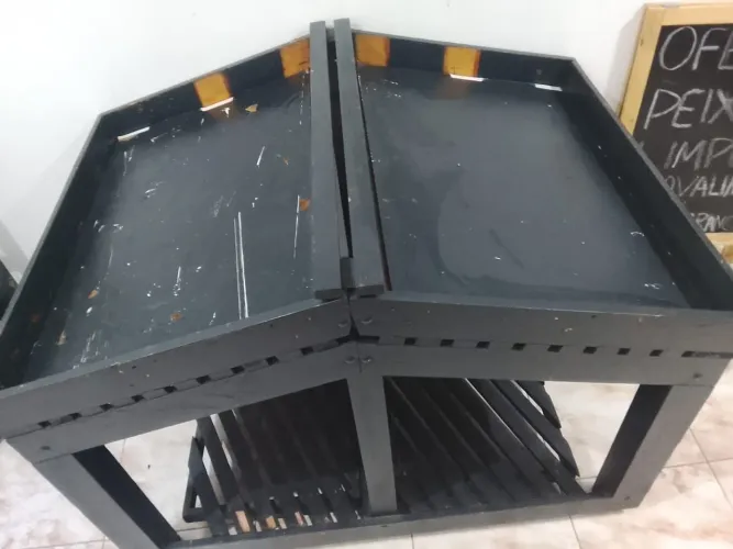 Balcão de sacolão 