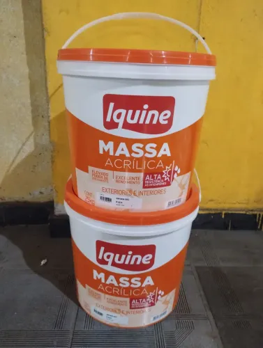 Massa Acrílica Balde Iquine 25kg
