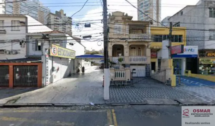 Terreno Comercial à Venda no Gonzaga, Santos/SP - 460m²