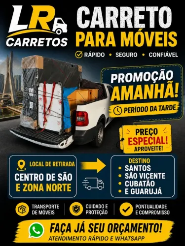 Preço especial para amanhã, aproveite