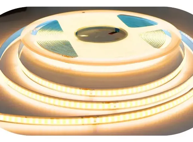 10m Fita Led Cob 288led/m Direta Energia Para Perfi Luz Branco-quente