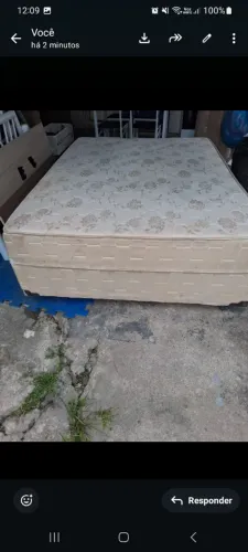 Cama e colchão