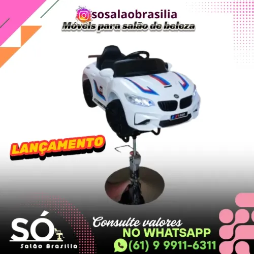 LAMBORGHINI e MERCEDES - Cadeira Barbeiro Carrinho para Crianças.