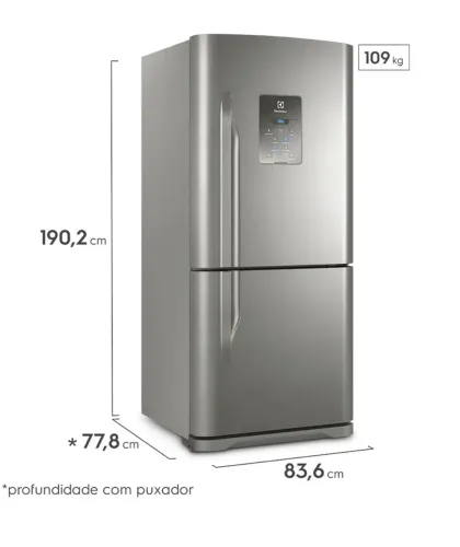 Geladeira Inverter Electrolux 454 Litros INOX