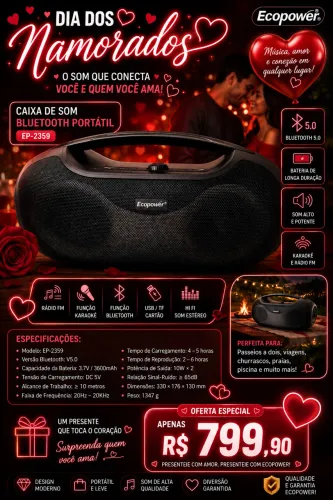 Caixa de som portátil 