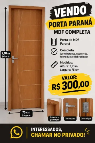 Porta parana mdf