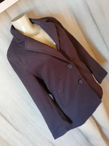 Casaco Feminino CityFoss Marrom Tamanho M Elegante Forrado