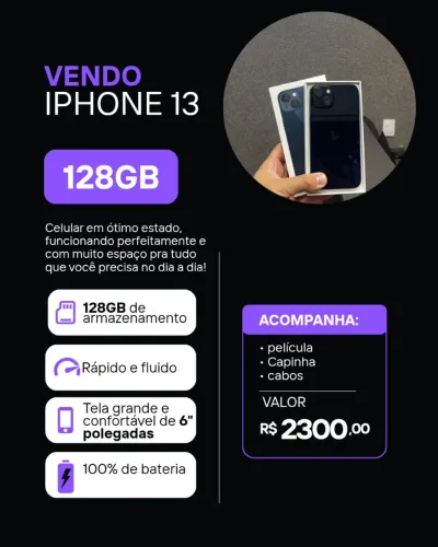 iPhone 13 semi-novo