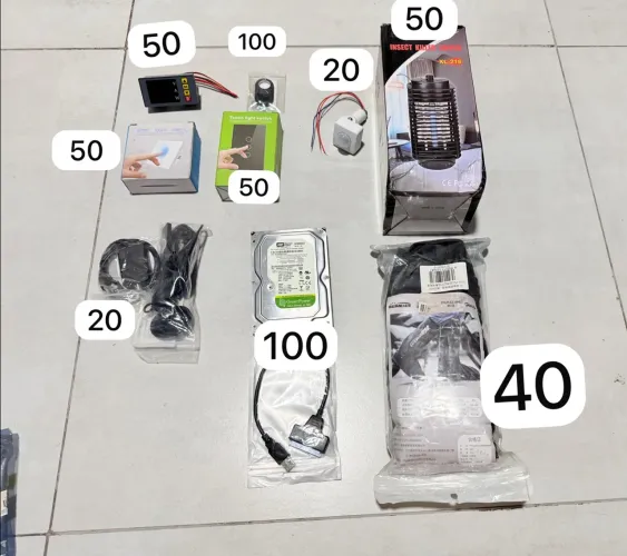 Desapego HD 500GB,mata mosquito elétrico,interruptor digital 