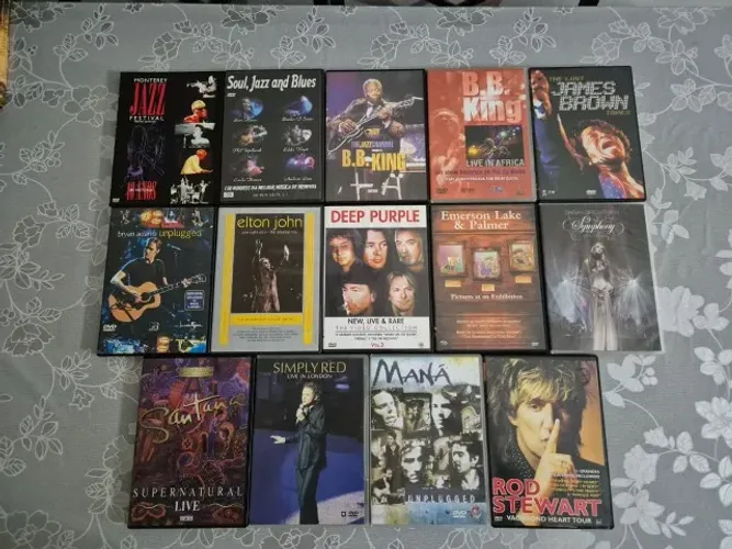 Lote de DVDs Originais - Musicais (vendo separado valor na descrição) Parte 2
