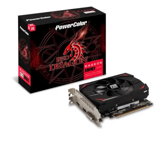 Placa De Video PowerColor Radeon Rx 550 2gb GDDR5 128bits HDMI