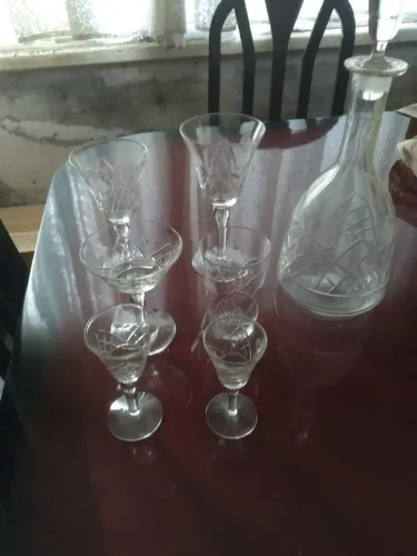 Jogo de Cristal Antigo