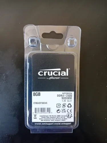 Memória RAM Para Notebook, 8gb, DDR4, 2400mhz, Cl17 (Seminova)