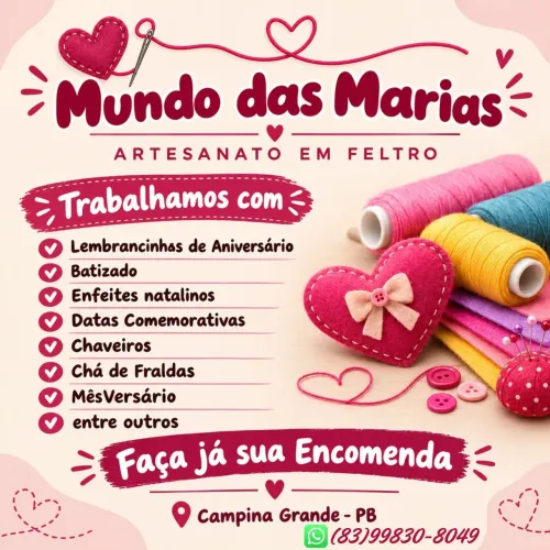 Peças em Feltro