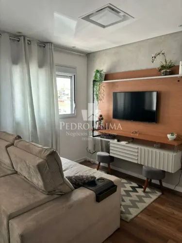 Apartamento Mobiliado 1 quarto com 39m² no Condomínio Moment. Entre o Anália Franco a Água