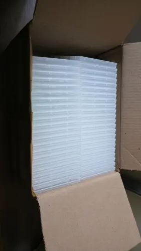 Caixa com DVDs branco transparente - Novos - 40 Unidades