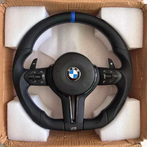 Volante Esportivo Bmw M Sport Couro Com Airbag E Padale Shif