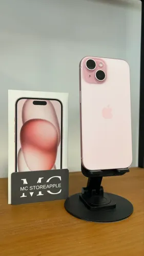 iPhone 15 128GB - 82% Rosa - Seminovo