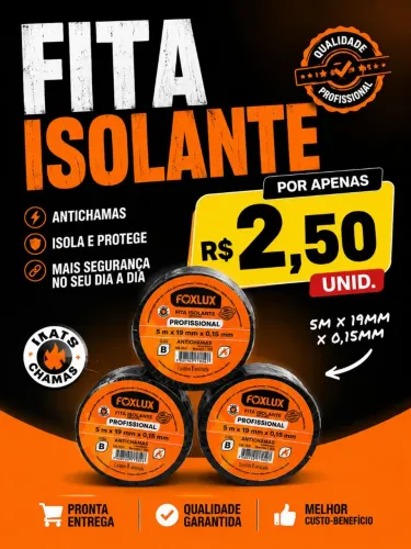 FITA ISOLANTE 5 METROS