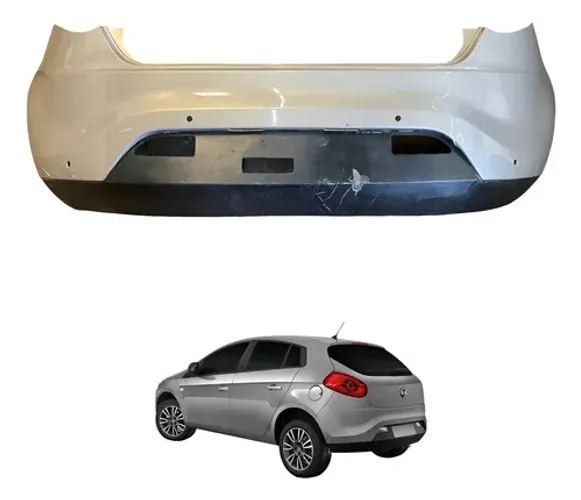 Parachoque Traseiro Fiat Bravo 2011 2012 Absolute