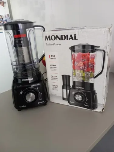 Liquidificador Turbo Power Mondial 550W
