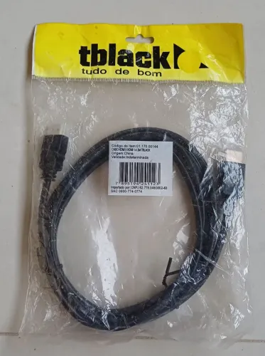 CABO HDMI DA MARCA TBLACK PLUS DE 2 METROS.