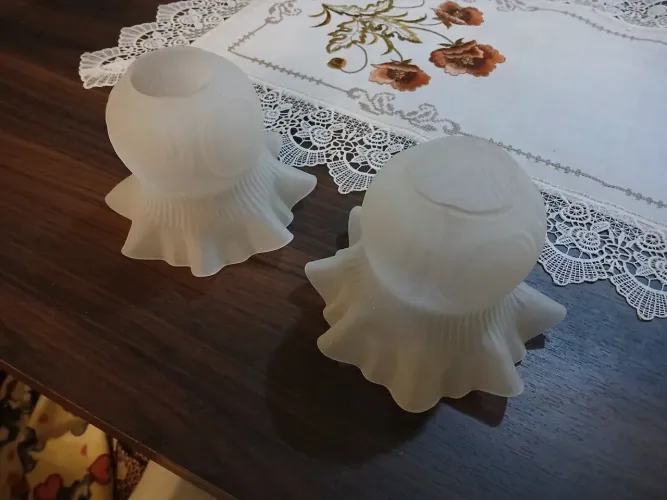 2 Tulipas para luminaria 
