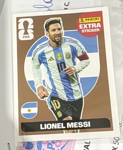 Figurinha Messi Bronze 2026