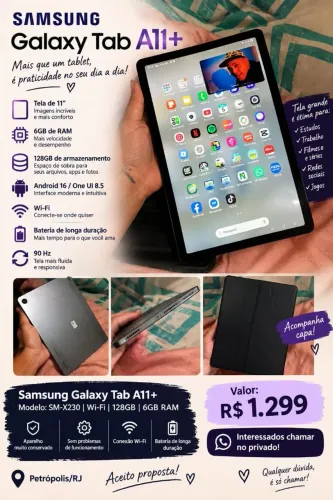 VENDO TABLET SAMSUNG TAB A11+