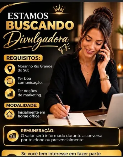 VOCÊ TEM DESENVOLTURA E BOA COMUNICAÇÃO?