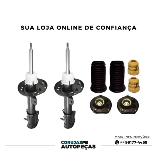 Amortecedor com kit batedor dianteiro- NOVO COM GARANTIA