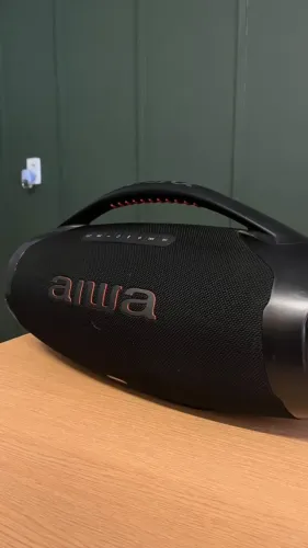 Caixa de Som AIWA Boombox Plus 200W Bivolt AWS-BBS-01-B