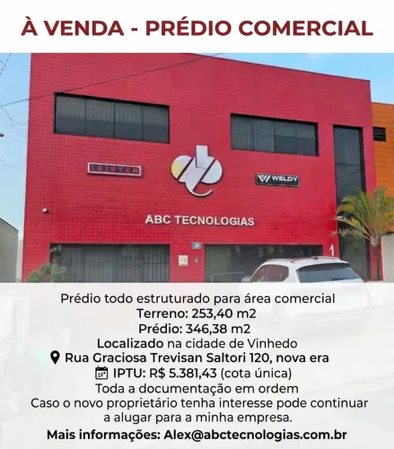 Prédio comercial a venda cidade de vinhedo