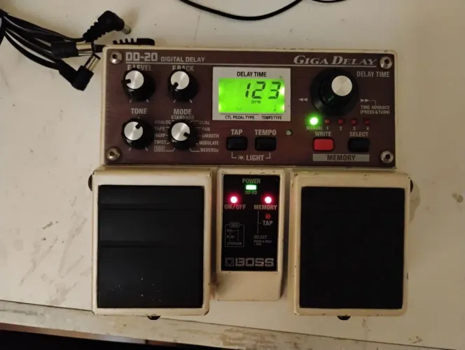 Pedal Delay, modelo DD20 da Boss!