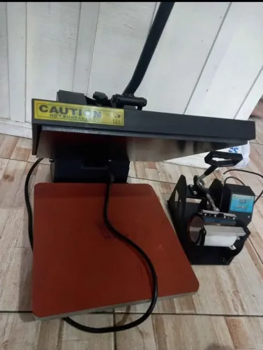 2 Prensas para Estampar Camisas 60x40 e Canecas