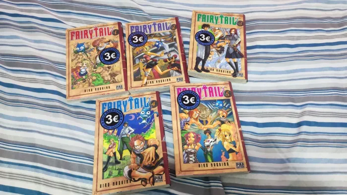 Mangá Fairy Tail (Vol. 1 ao 5) - Pika Édition (Francês) - Impecável