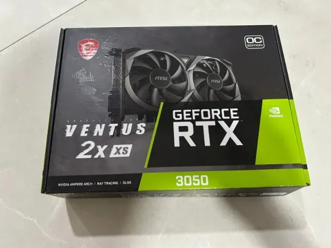 Placa de video RTX 3050 8gb