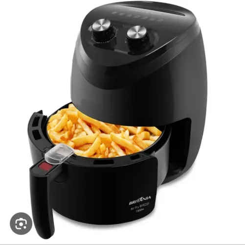 Fritadeira Air Fryer Bfr25p 3,5 Litros Preto Britânia 110v Preto