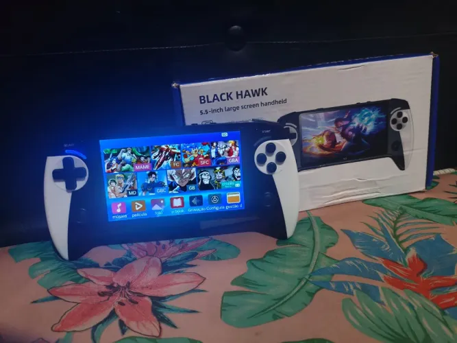 Console Portátil Black Hawk X6 - Tela Grande