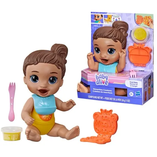 Boneca Baby Alive Dinnertime Creations C/ Acessórios
