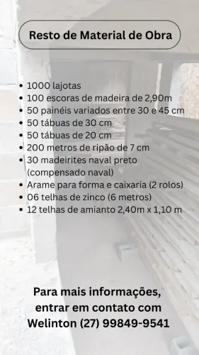 Material de Construção Usado 