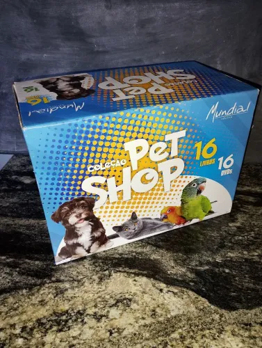 Coleção de Livros e DVDs para Pet Shop