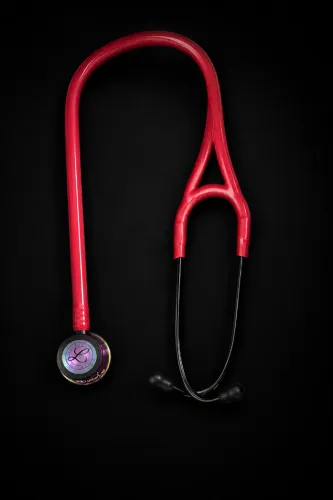 Estetoscopio 3m Littmann Cardiology IV Roxo Com Rainbow Preto