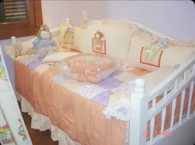     Enxoval Cama Infantil Completo (Patchwork) + Acessórios